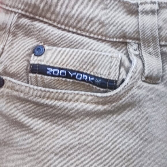 Zoo York jeans slim straight leg light brown men's size 28 - Picture 9 of 11